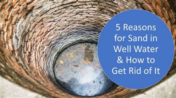 How do I keep sand out of my well