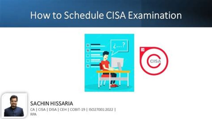 How do I schedule a CISA exam