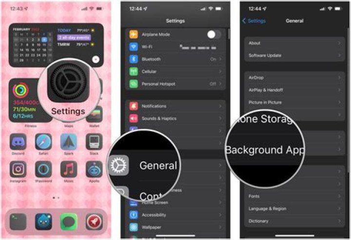 How do I turn on background app refresh iOS