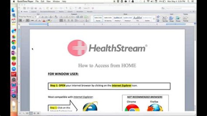 How do I use HealthStream at home