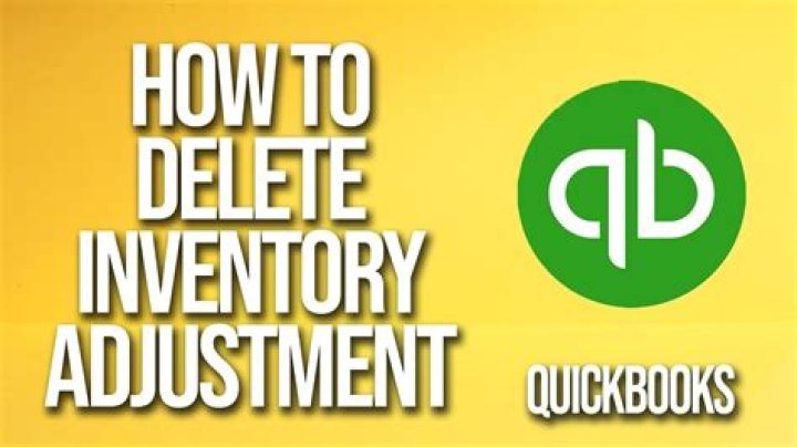 How do I void an inventory adjustment in QuickBooks
