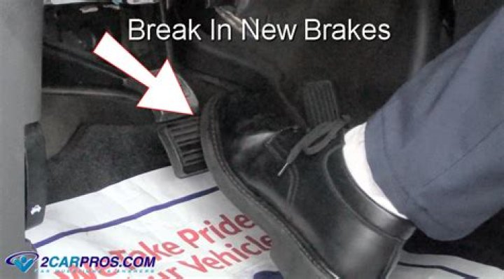 How do you break in new brakes