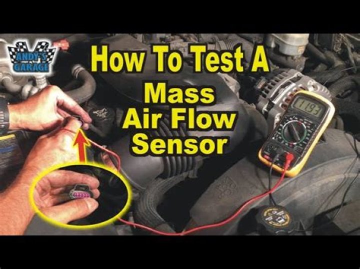 How do you check a mass air flow sensor with a multimeter