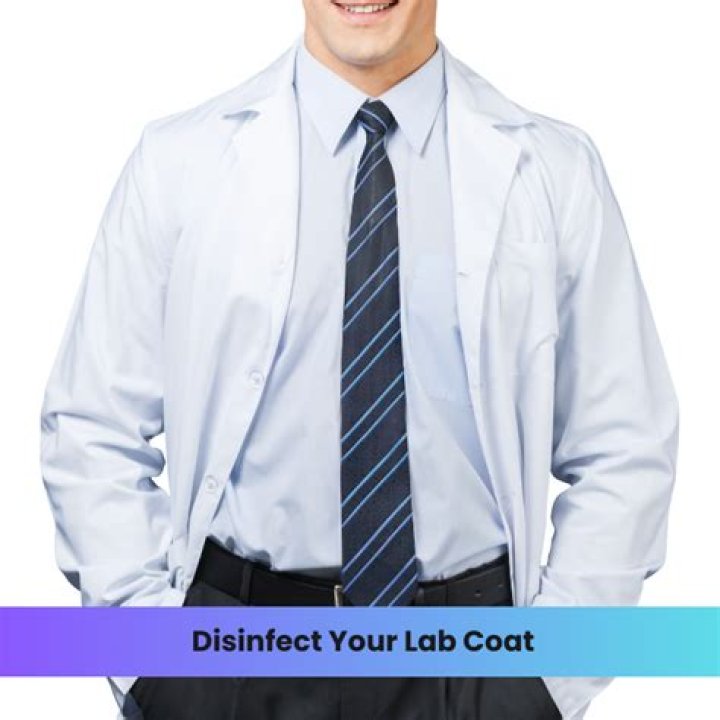 How do you disinfect a lab coat