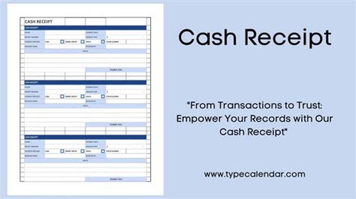 How do you document cash receipts