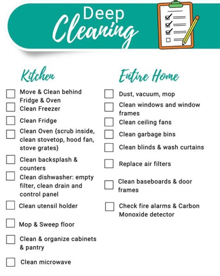 How do you effectively deep clean