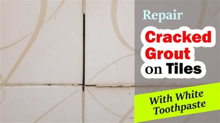 How do you fix grout after it has dried