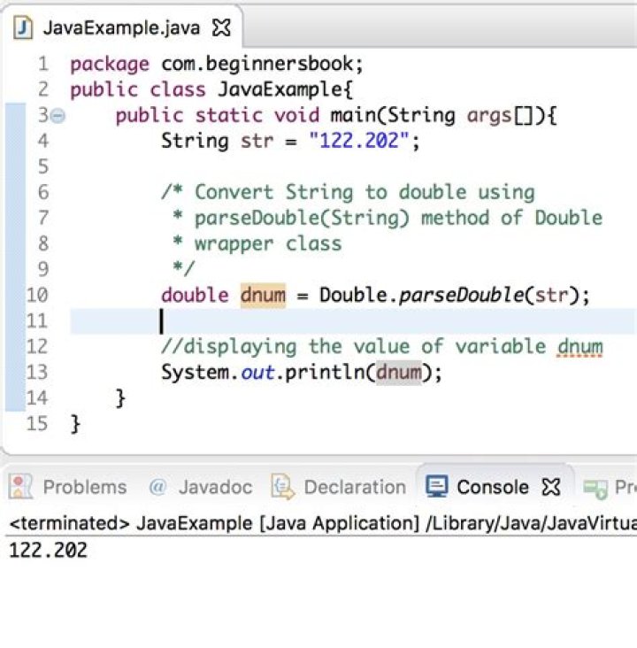 How do you input a double in Java