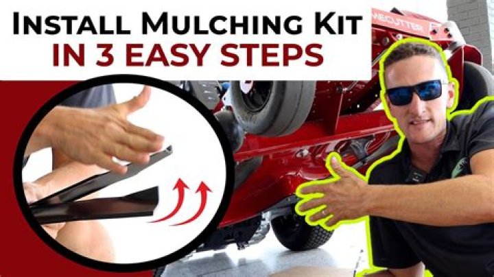How do you install a mulching kit