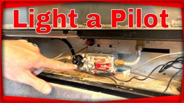 How do you light a camper fridge
