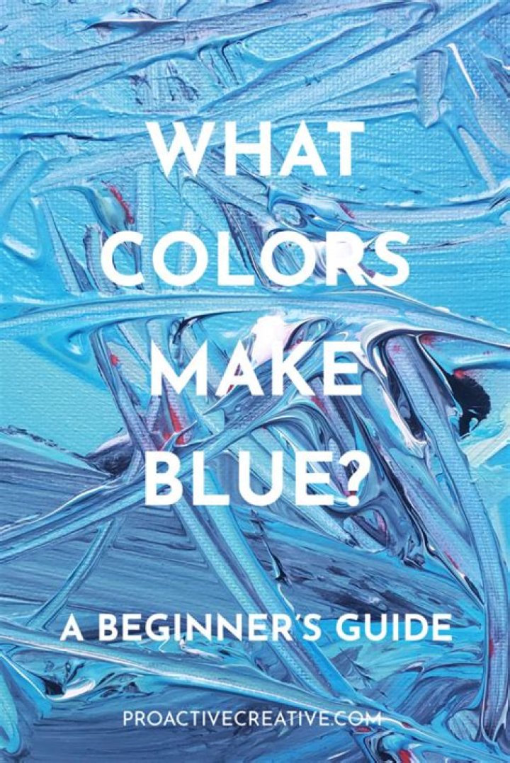 How do you make blue paint deeper