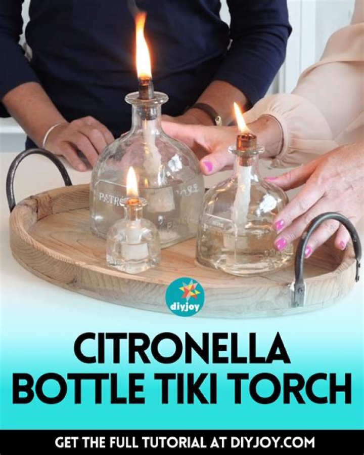 How do you make citronella oil for tiki torches