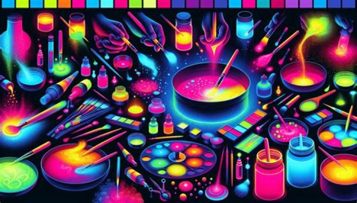 How do you make fluorescent color