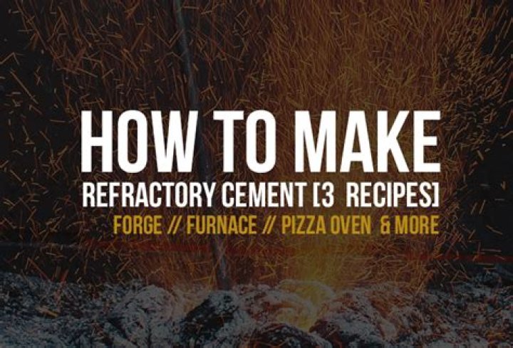 How do you make refractory cement
