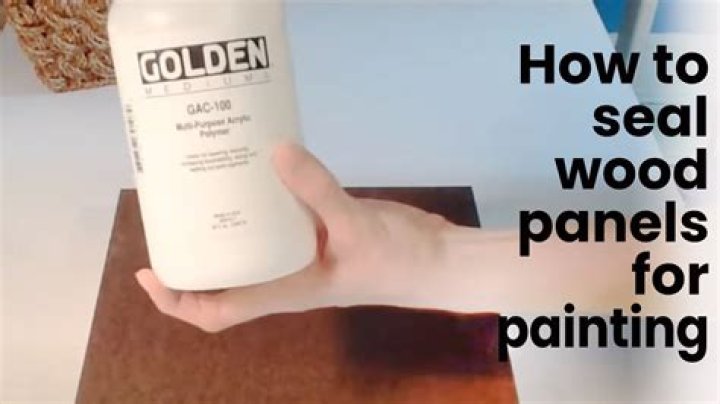 How do you seal paint on wood