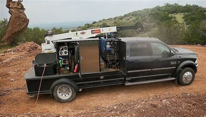 How do you set up a welding truck