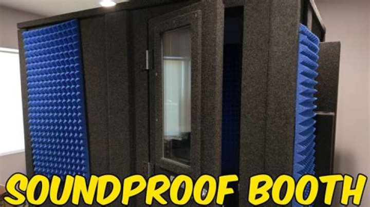 How do you soundproof a booth