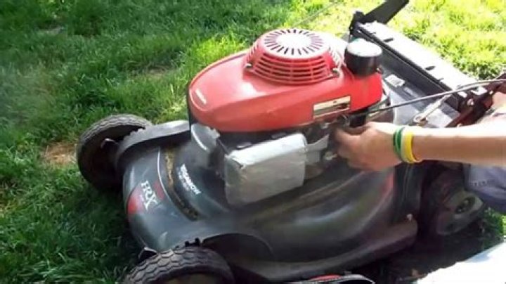 How do you start a lawn mower without primer