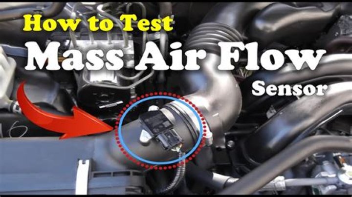 How do you test a Ford MAF sensor