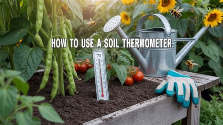 How do you use a soil thermometer