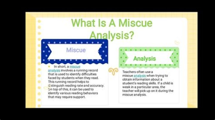 How does miscue analysis work