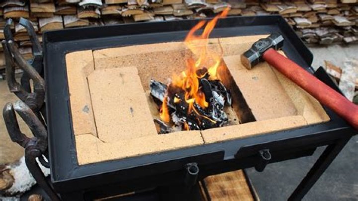 How hot does a homemade forge get
