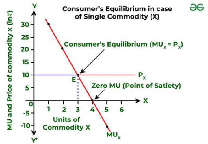 How is consumer equilibrium determined