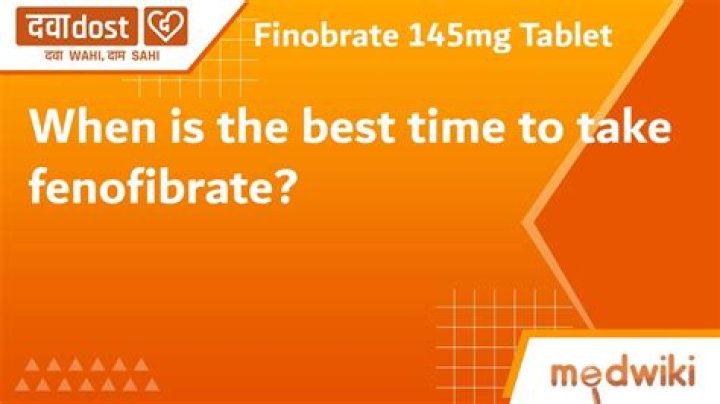 How long can you take fenofibrate