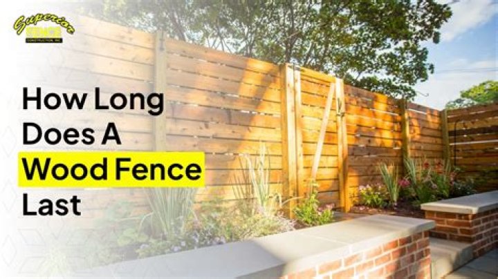 How long do wood fence posts last