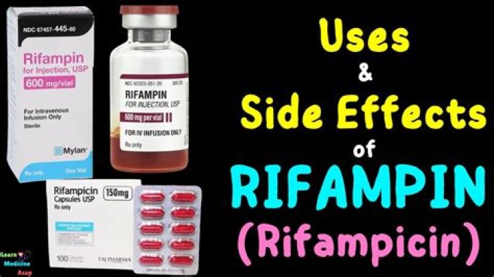 How long should rifampin be taken