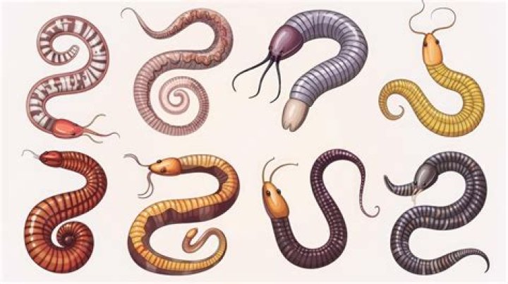 How many different species of worms are there