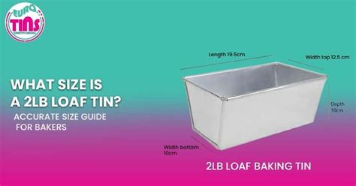 How many Litres is a 2lb loaf tin