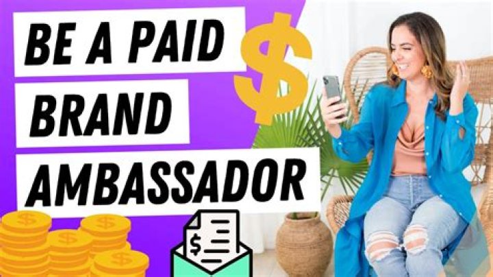 How much is brand ambassador paid