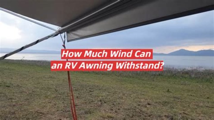 How much wind will my awning take