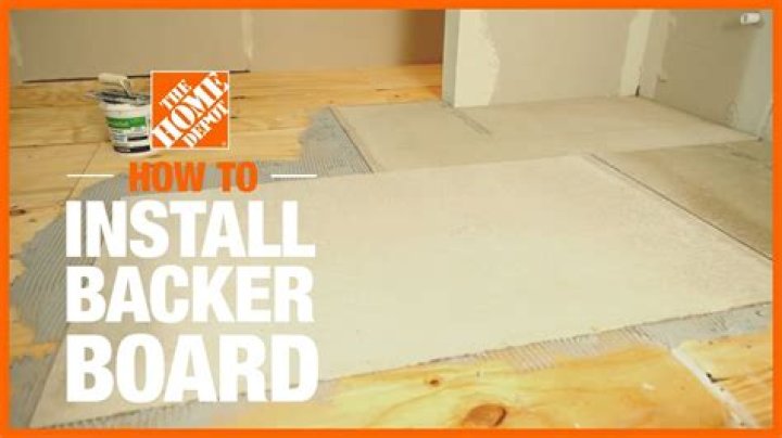 How thick is Backerboard and tile