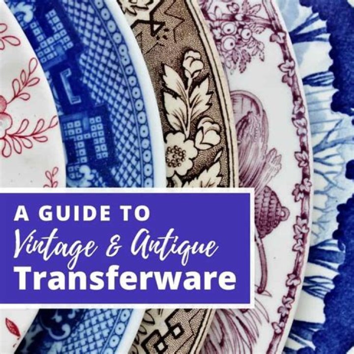 How was antique transferware made