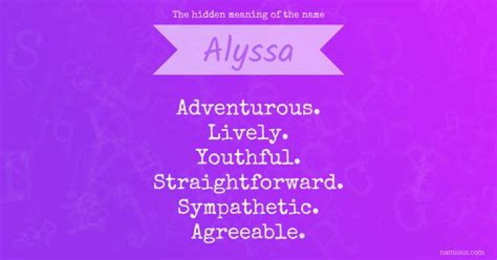 Is Alyssa a rare name