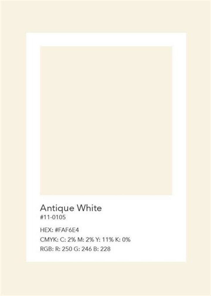 Is antique white really white