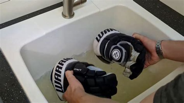 Is it OK to wash hockey gloves