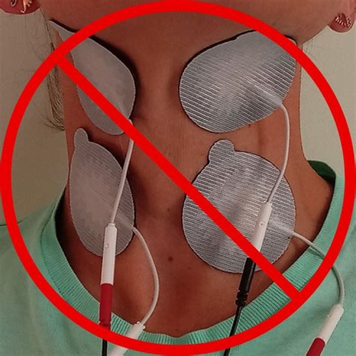 Is it safe to use EMS on chest
