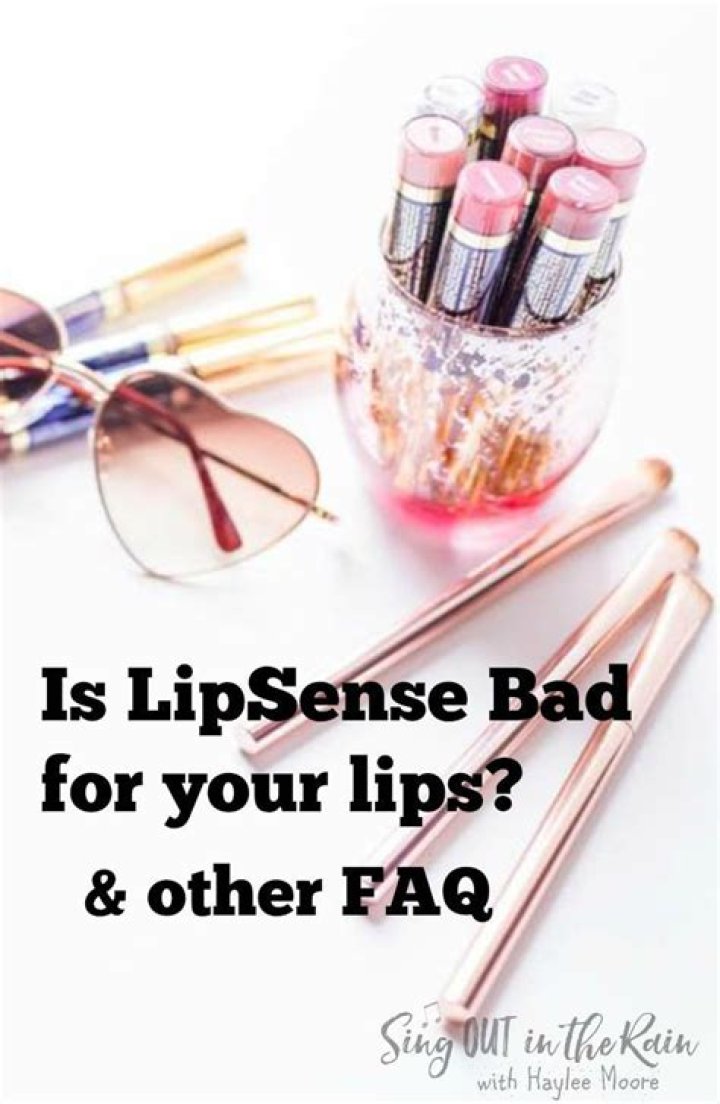 Is LipSense bad for your lips