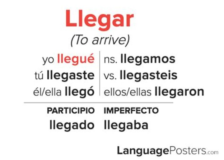 Is llegar an irregular verb