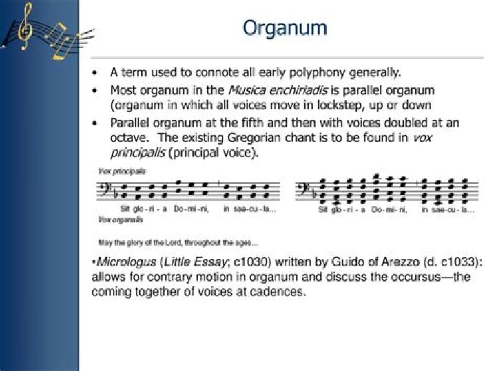 Is Organum a type of polyphony