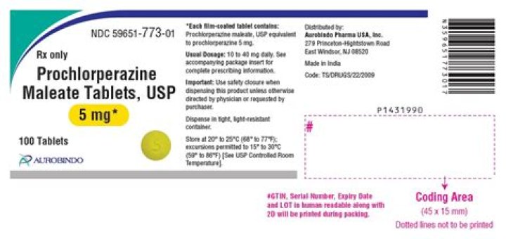 Is prochlorperazine used for pain
