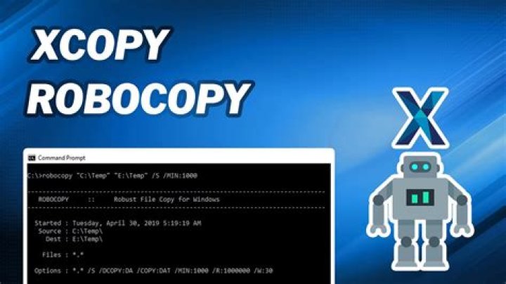 Is robocopy better than XCopy