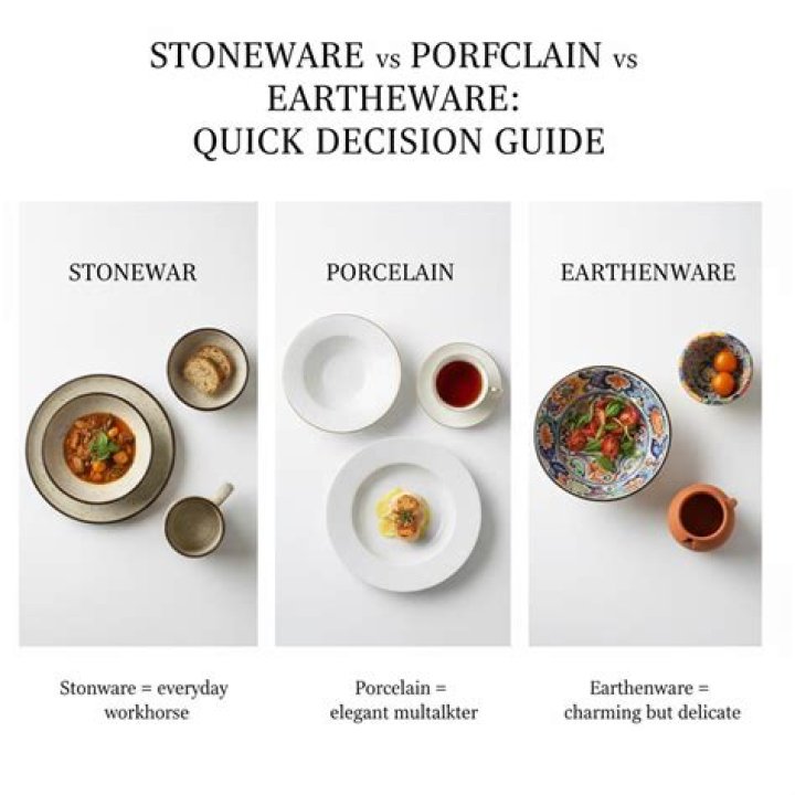 Is stoneware same as porcelain
