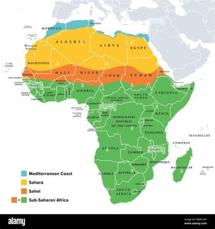 Is Sub Saharan Africa a desert