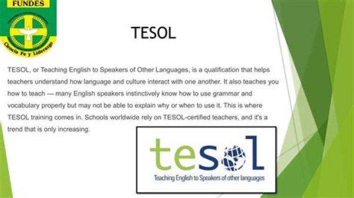 Is tesol internationally recognized