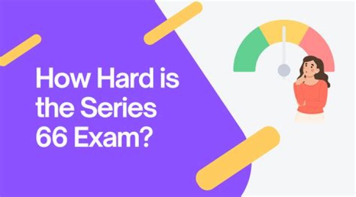 Is the series 66 hard to pass