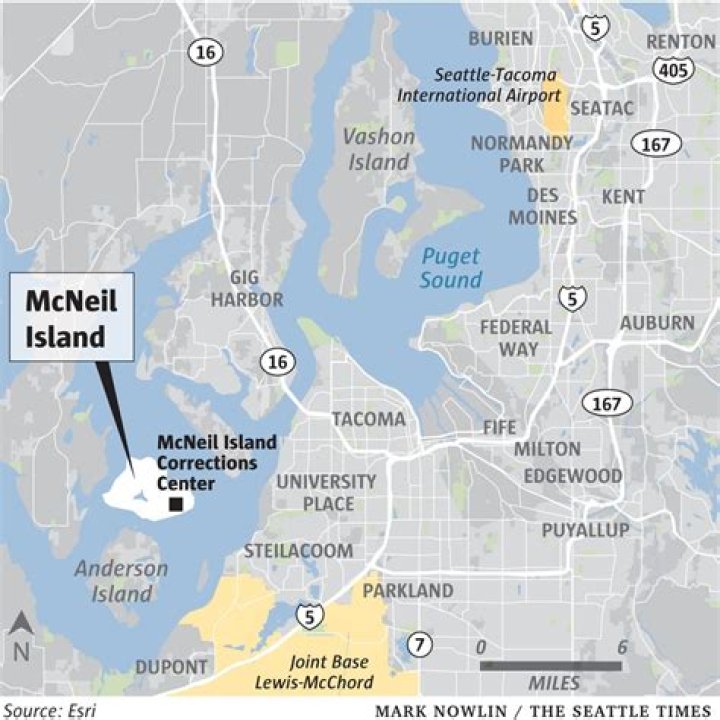 Is visiting McNeil Island illegal